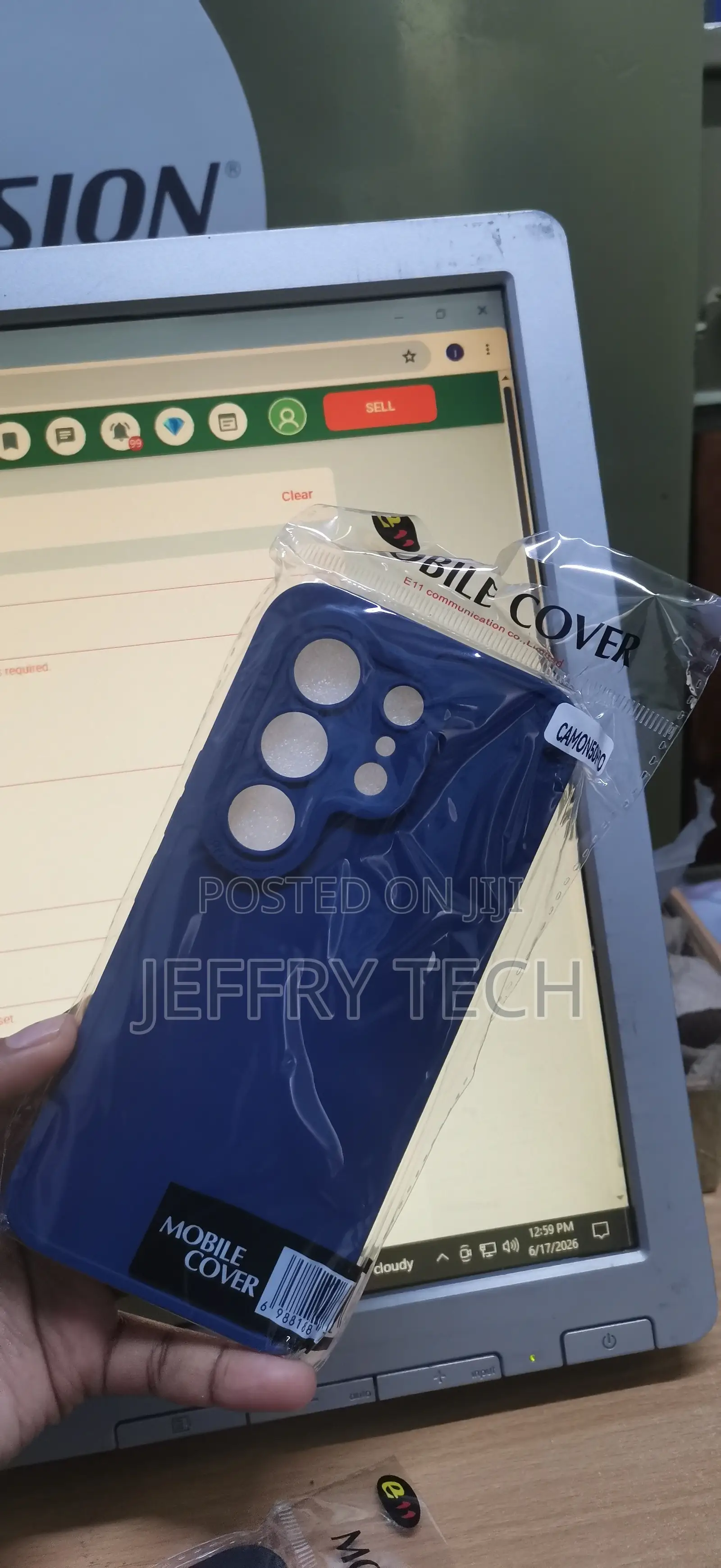 Tecno Camon 50 Blue Soft Silicone Back Cover