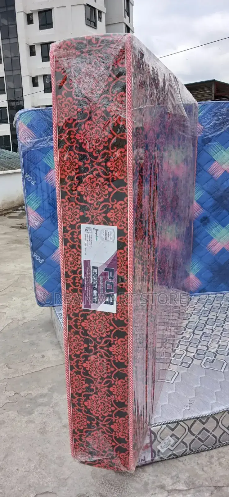Jumbo Foam Mattress 5x6 10 Inch Quilted Comfort