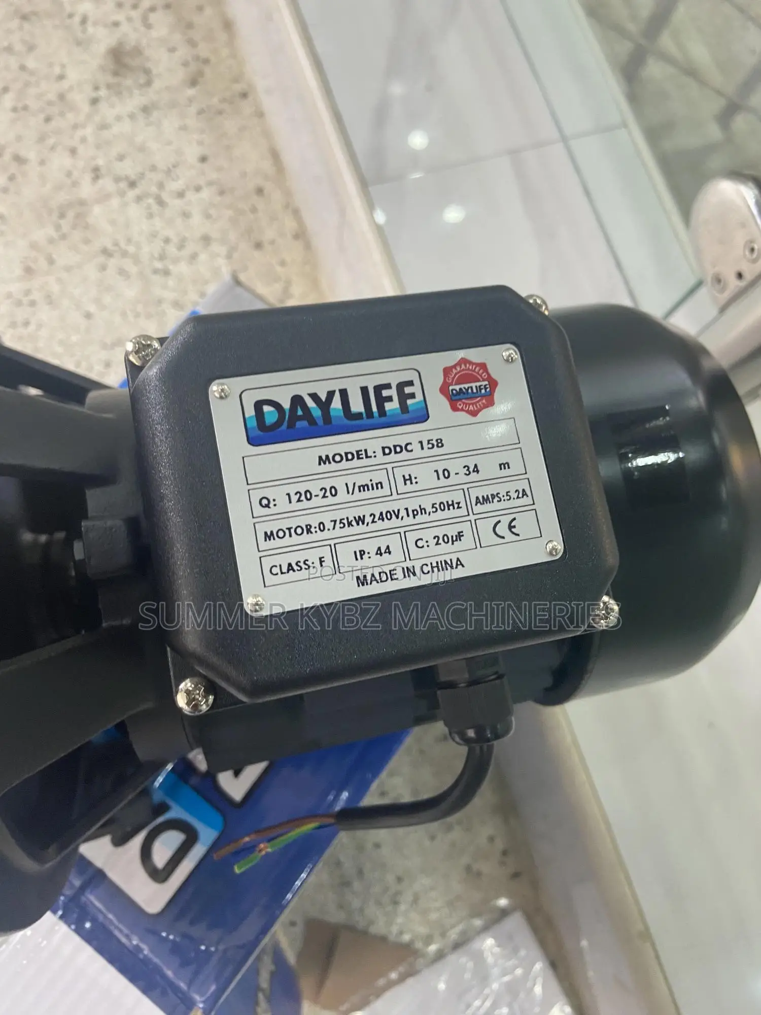 Dayliff DDC 158 Centrifugal Booster Pump
