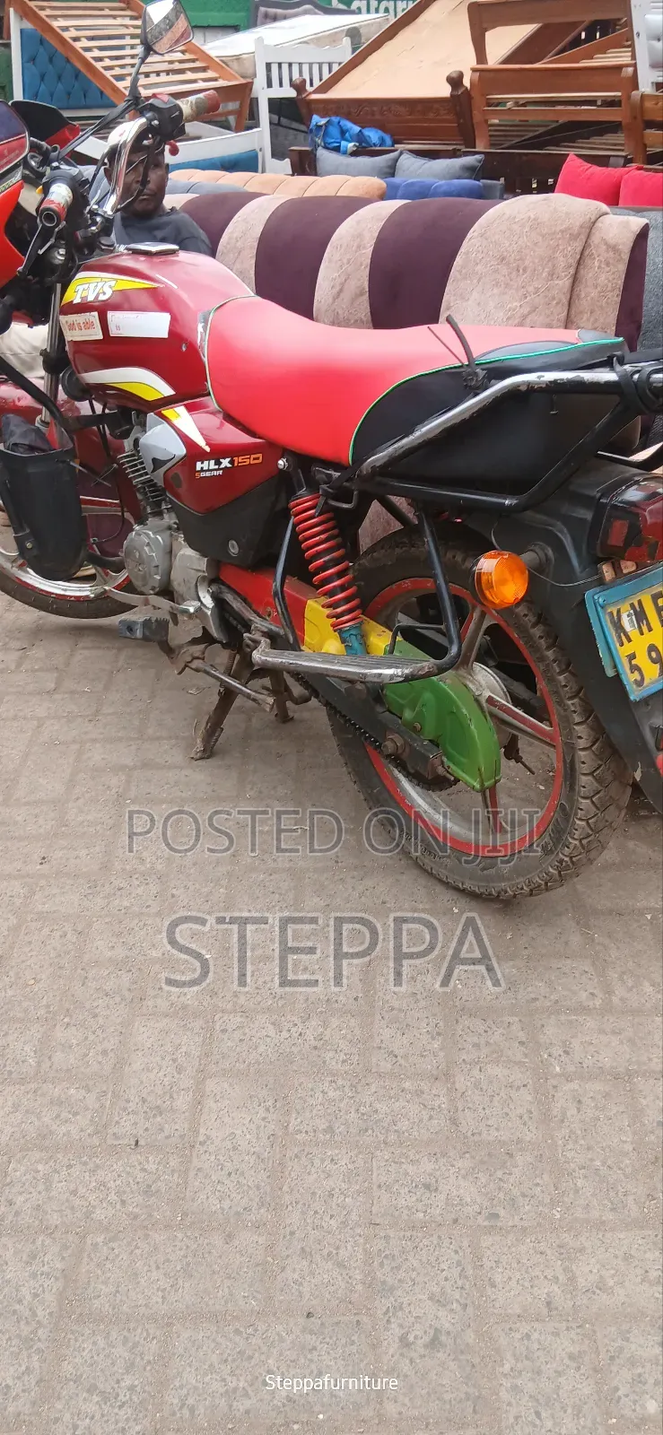TVS HLX Plus ES 2021 Red