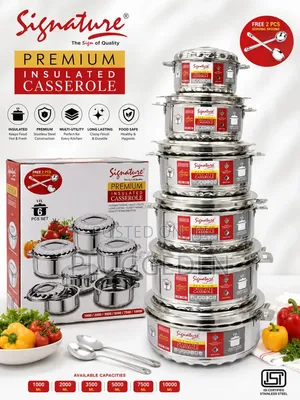 6 PCS Premium Stainless Steel Hotpots .