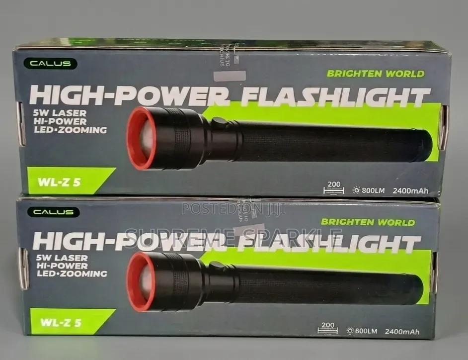 CALUS WL-Z 5 High Power LED Flashlight 800LM 2400mAh Zoom Torch