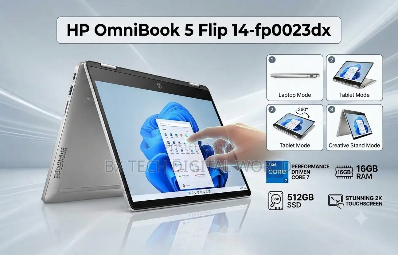 New Laptop HP OmniBook 5 14" 16GB Intel Core i7 SSD 512GB