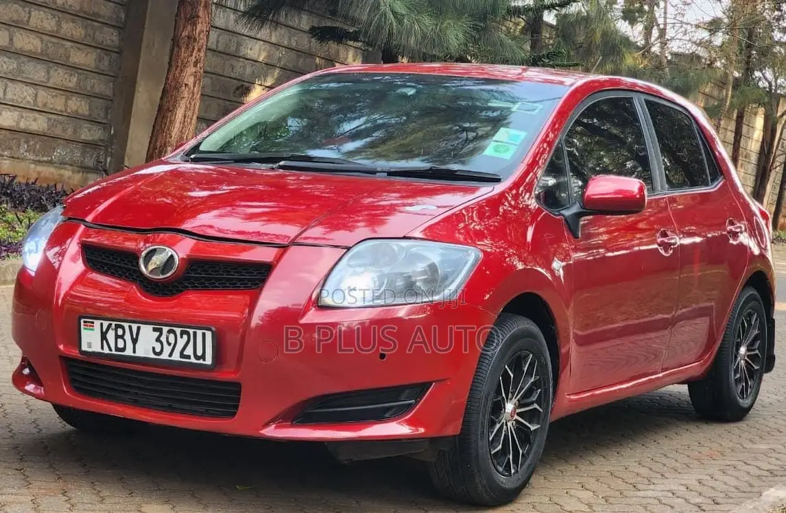 Toyota Auris 2007 Maroon