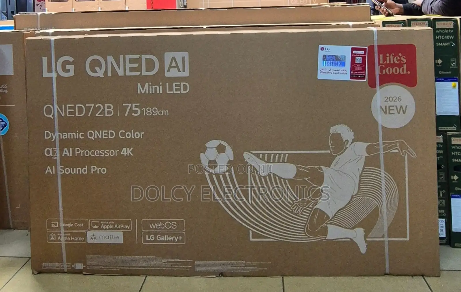 LG QNED | 75 Inch | QNED91 Series| WebOS22 Smart AI ThinQ Magic Remote