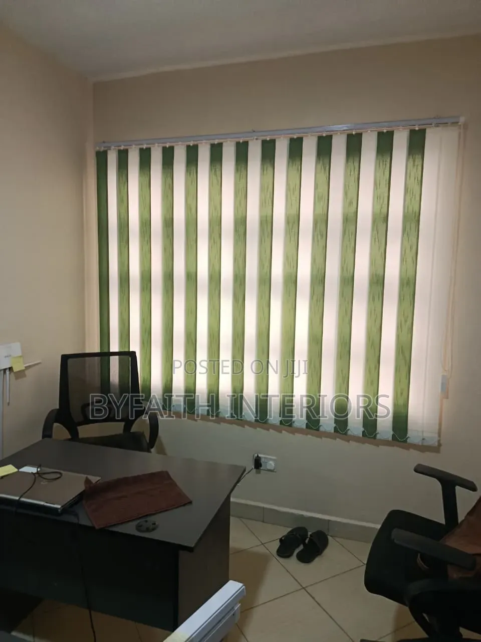 Stain-Resistant Office Curtains