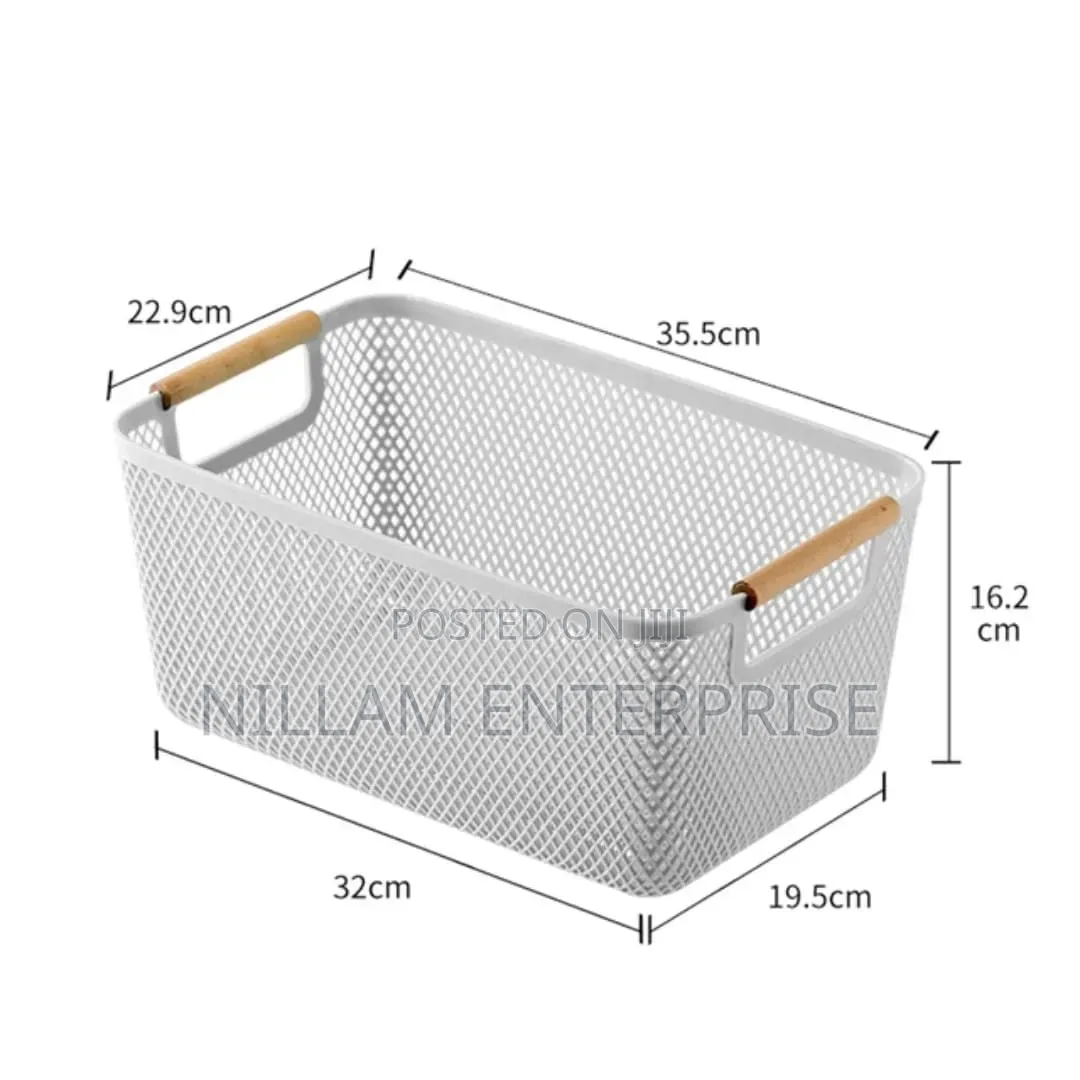 Large Plastic Storage Basket