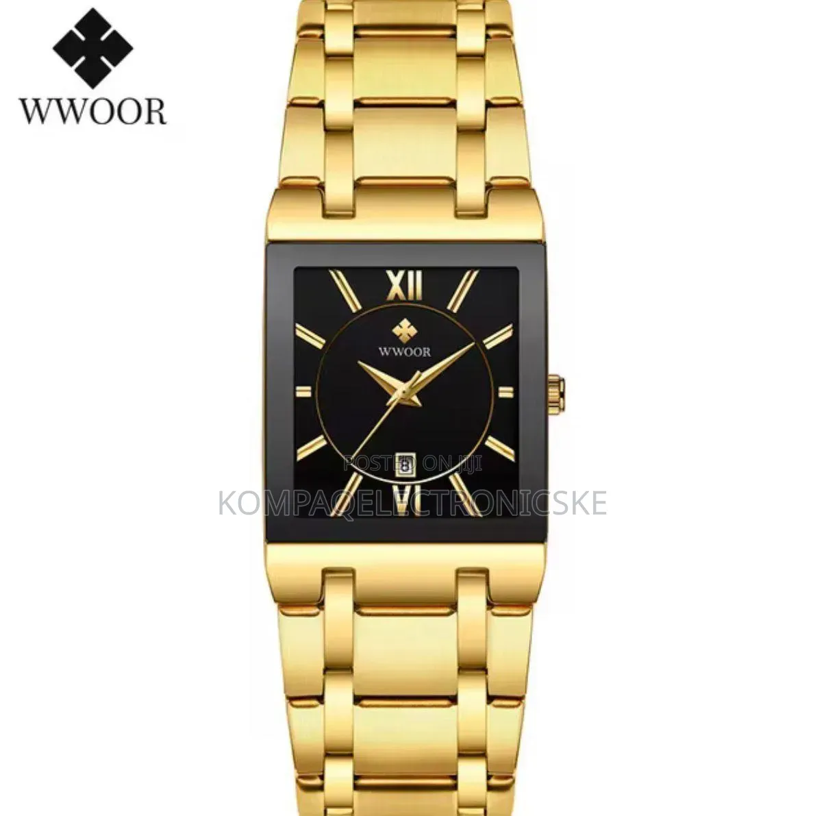 Wwor Gents Square Design Fashion Watches