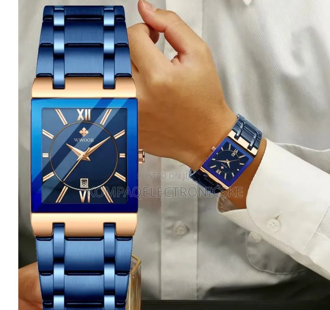 Wwor Gents Square Design Fashion Watches
