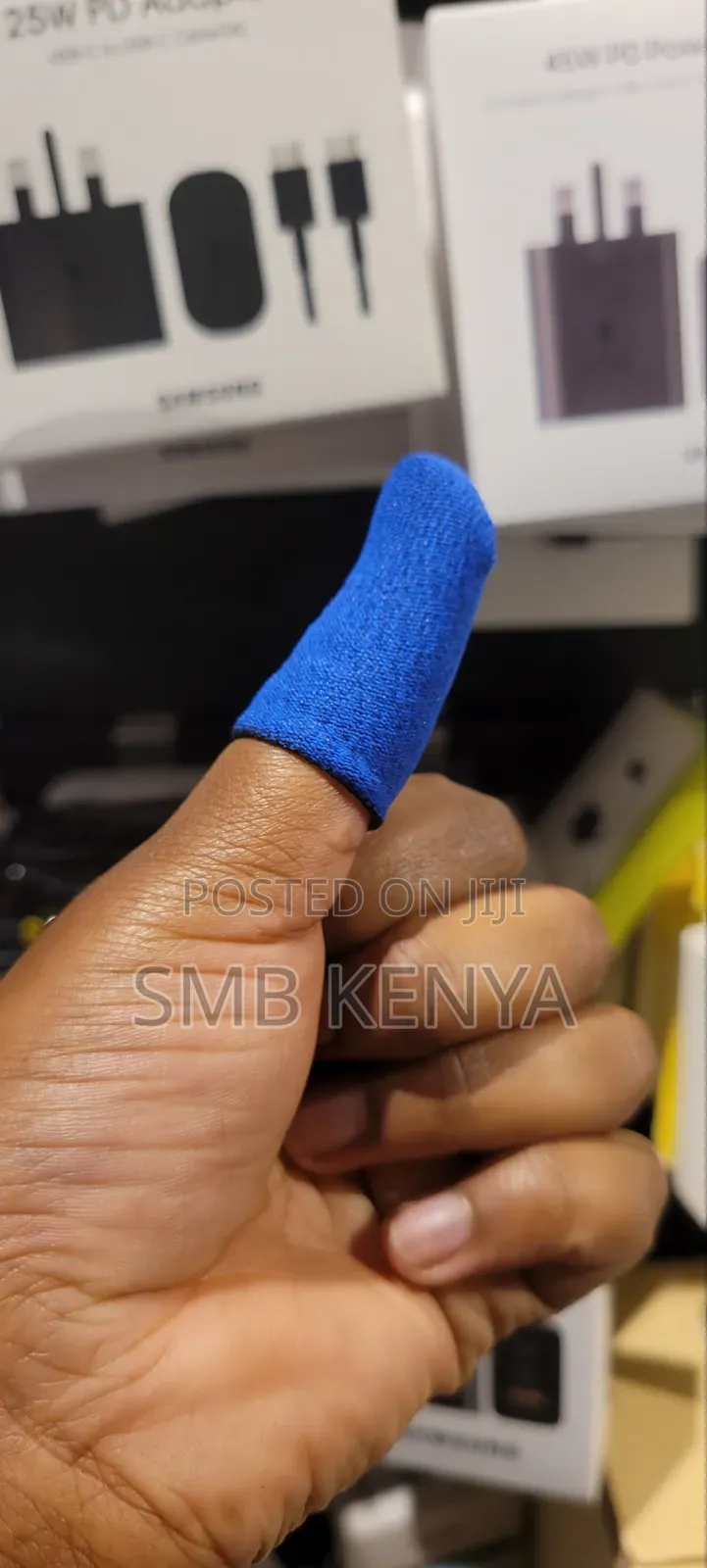 Finger Gloves for Gaming-Blue