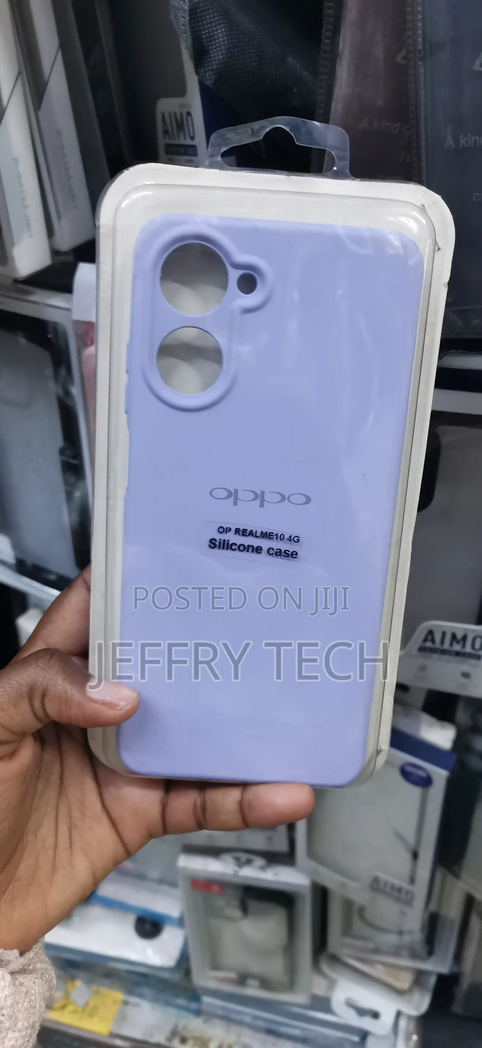 Oppo Realme 10 4G in a Lavender Purple Color Casing