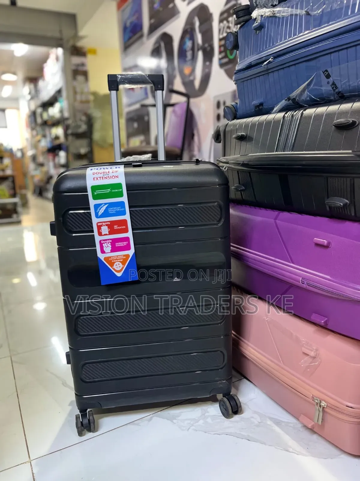 Large Unbreakable Rubber Suitcases