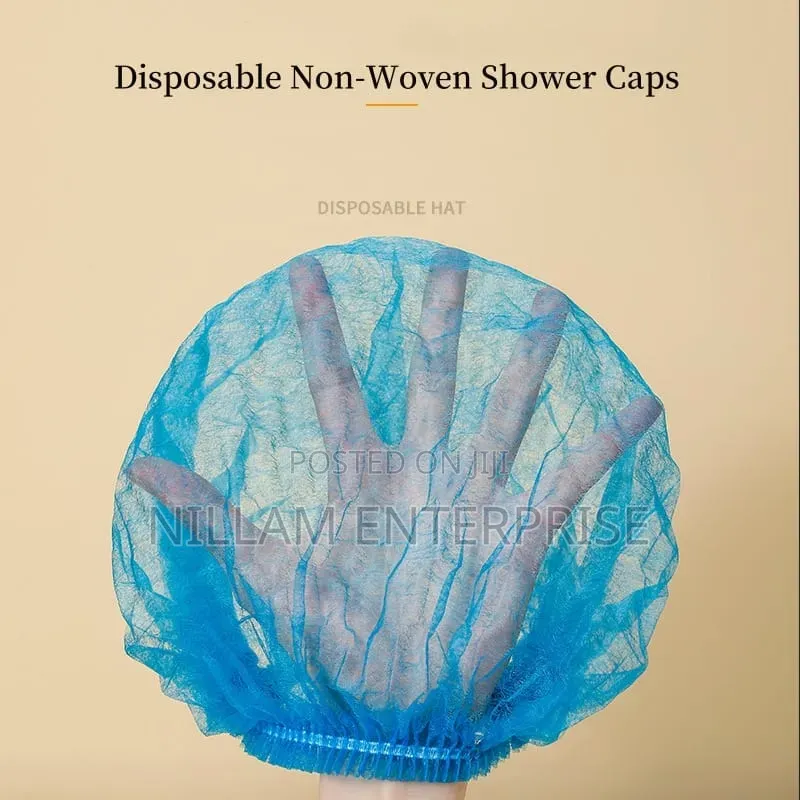 100pcs 19" Disposable Non Woven Hair Nets