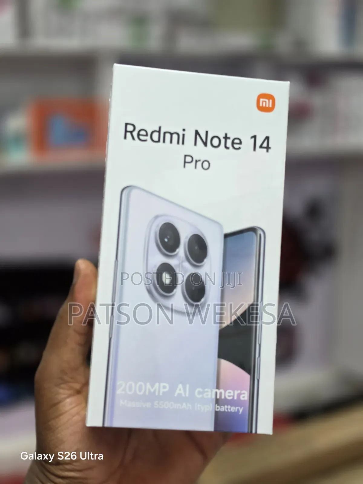 New Xiaomi Redmi Note 14 Pro 256 GB Black