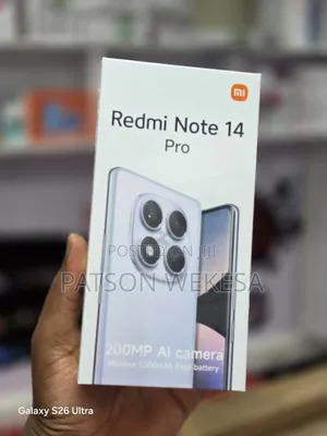 New Xiaomi Redmi Note 14 Pro 256 GB Black