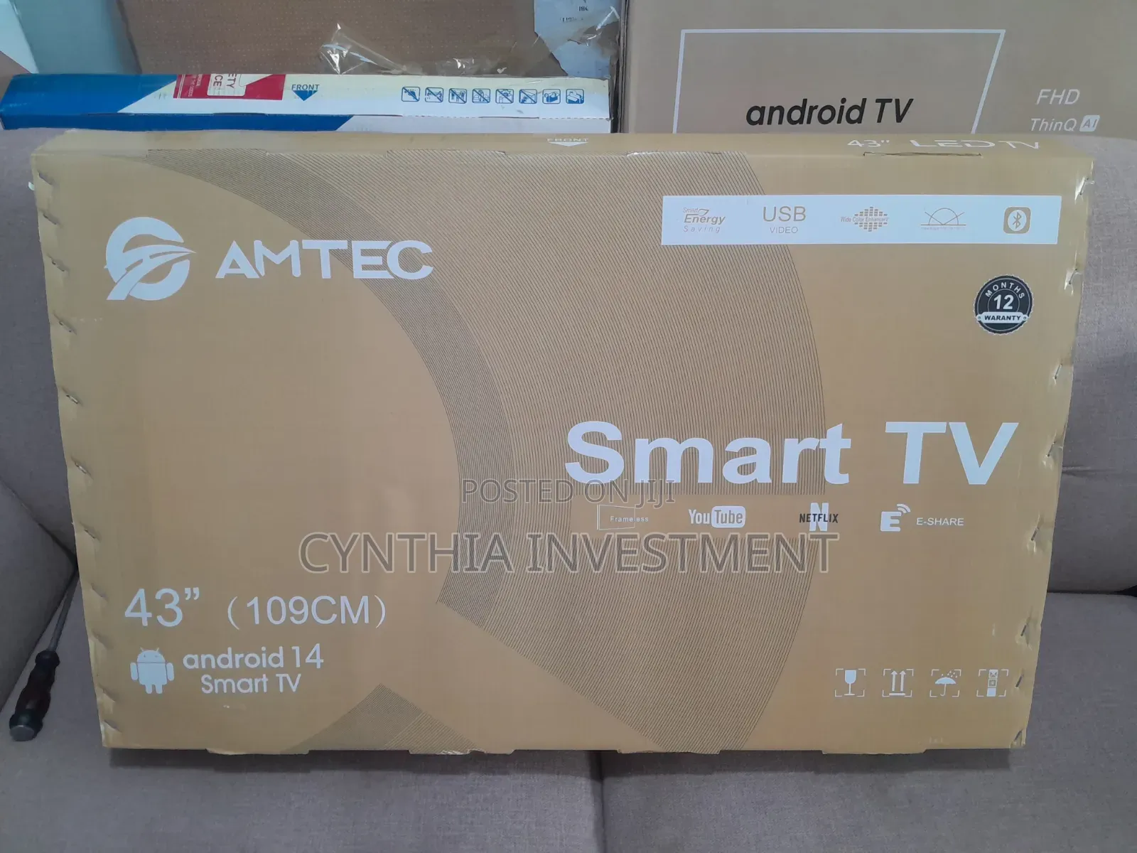Amtec 43 Inch New TV