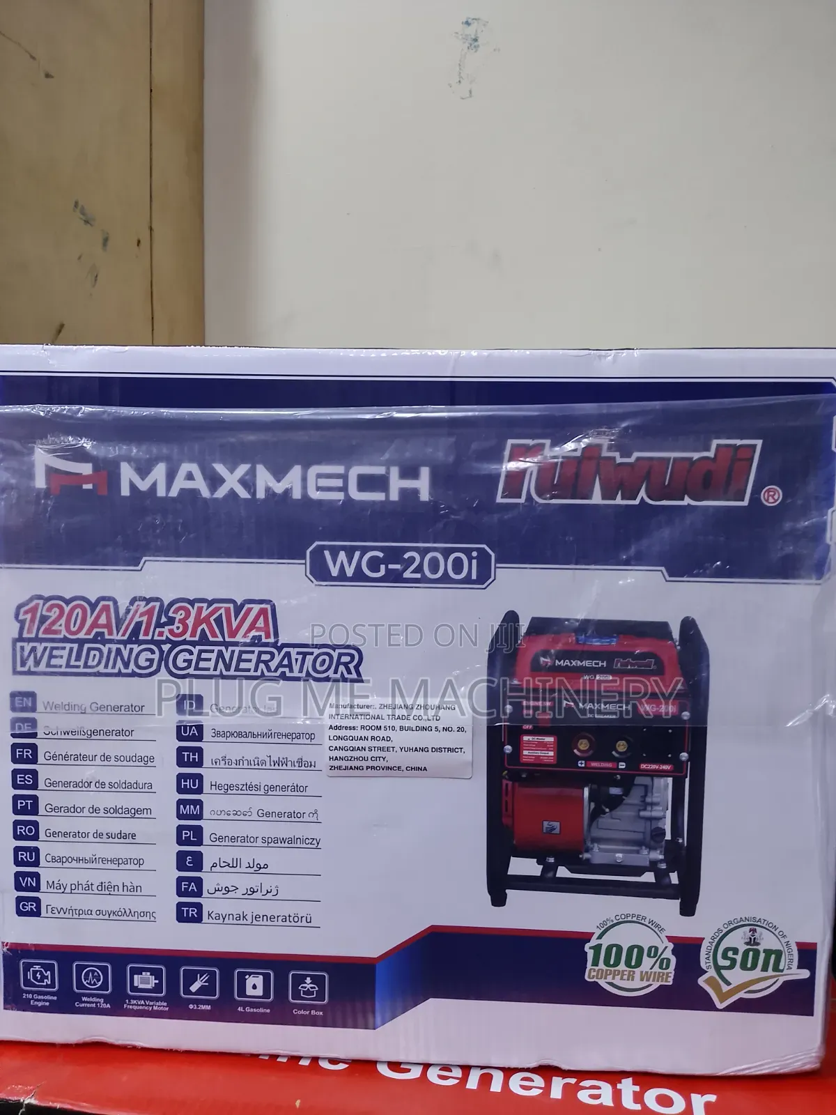 Professional 2 in 1 Maxmech Welding Machine Wg _200i Affordable Price