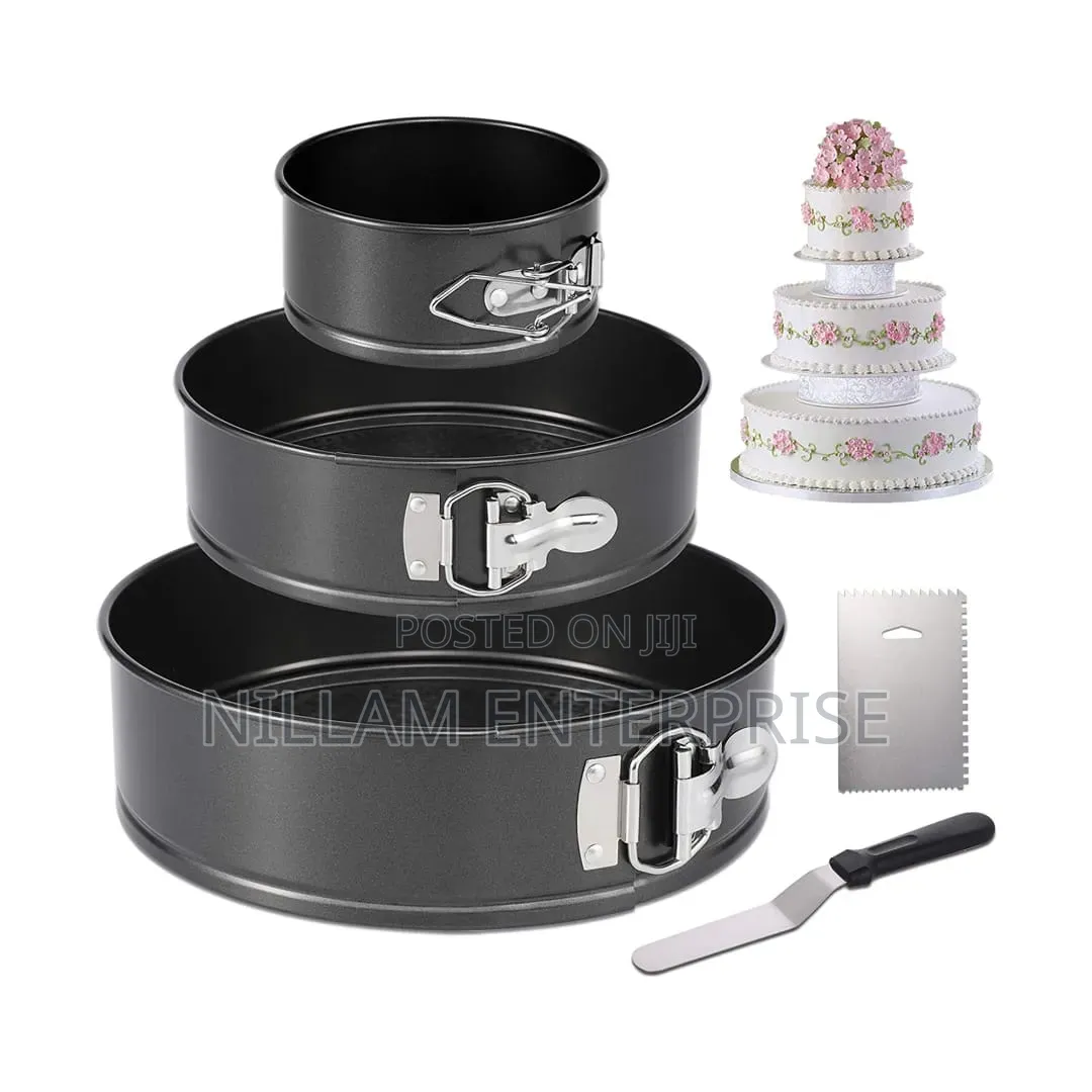 3pcs Cake Moulds/Baking Tins