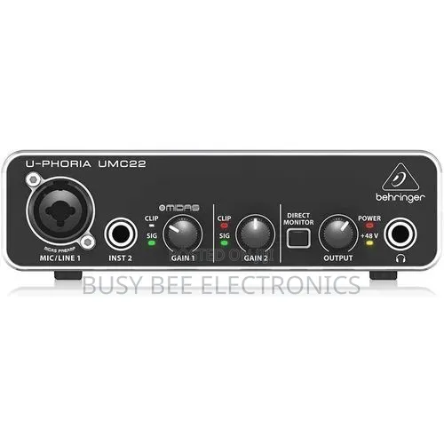 Behringer U-Phoria UMC22 2x2 USB Audio Interface / Sound Card