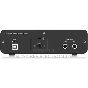 Behringer U-Phoria UMC22 2x2 USB Audio Interface / Sound Card