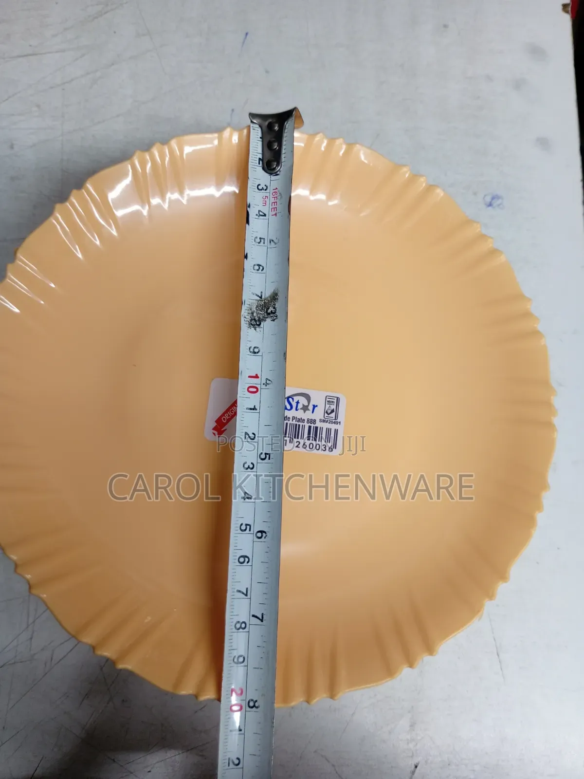 12 PC Plastic Side Plate / 20 Cm Plastic No Plate