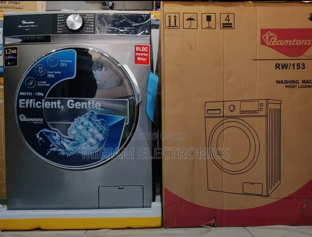 Ramtons 12kg Rw 153 Front Load Washing Machine