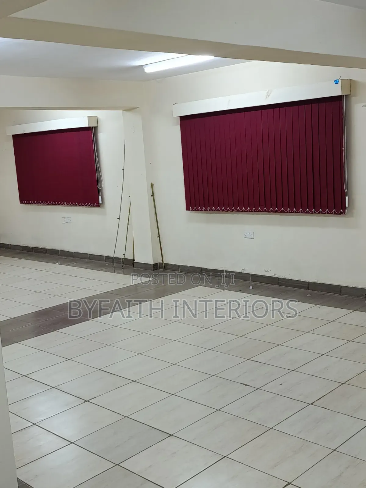 Stain-Resistant Office Curtains