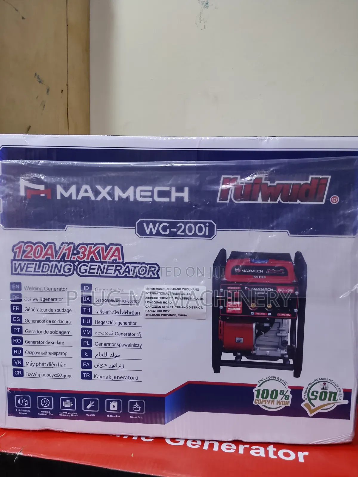 Powerful 2in 1 Maxmech Welding Machine / Ideal Wg-200i Welder Machine