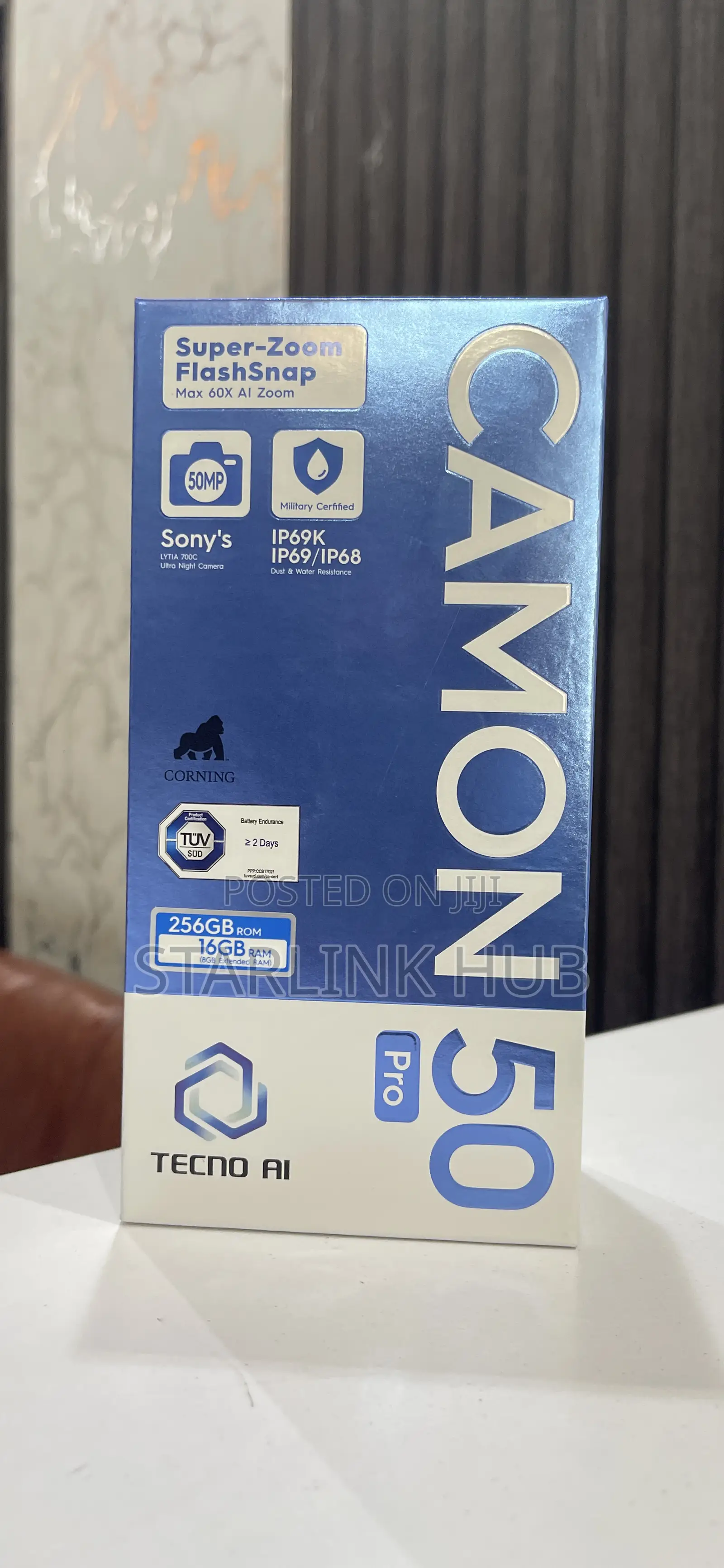 New Tecno Camon 50 Pro 256 GB Gray