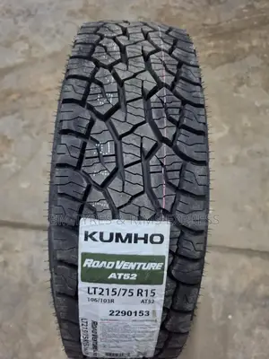 212/75 R15 Khumo Tires (All Terrain) Korea.