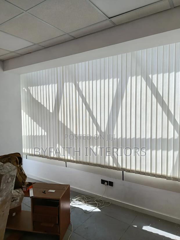 White Office Blinds - main view