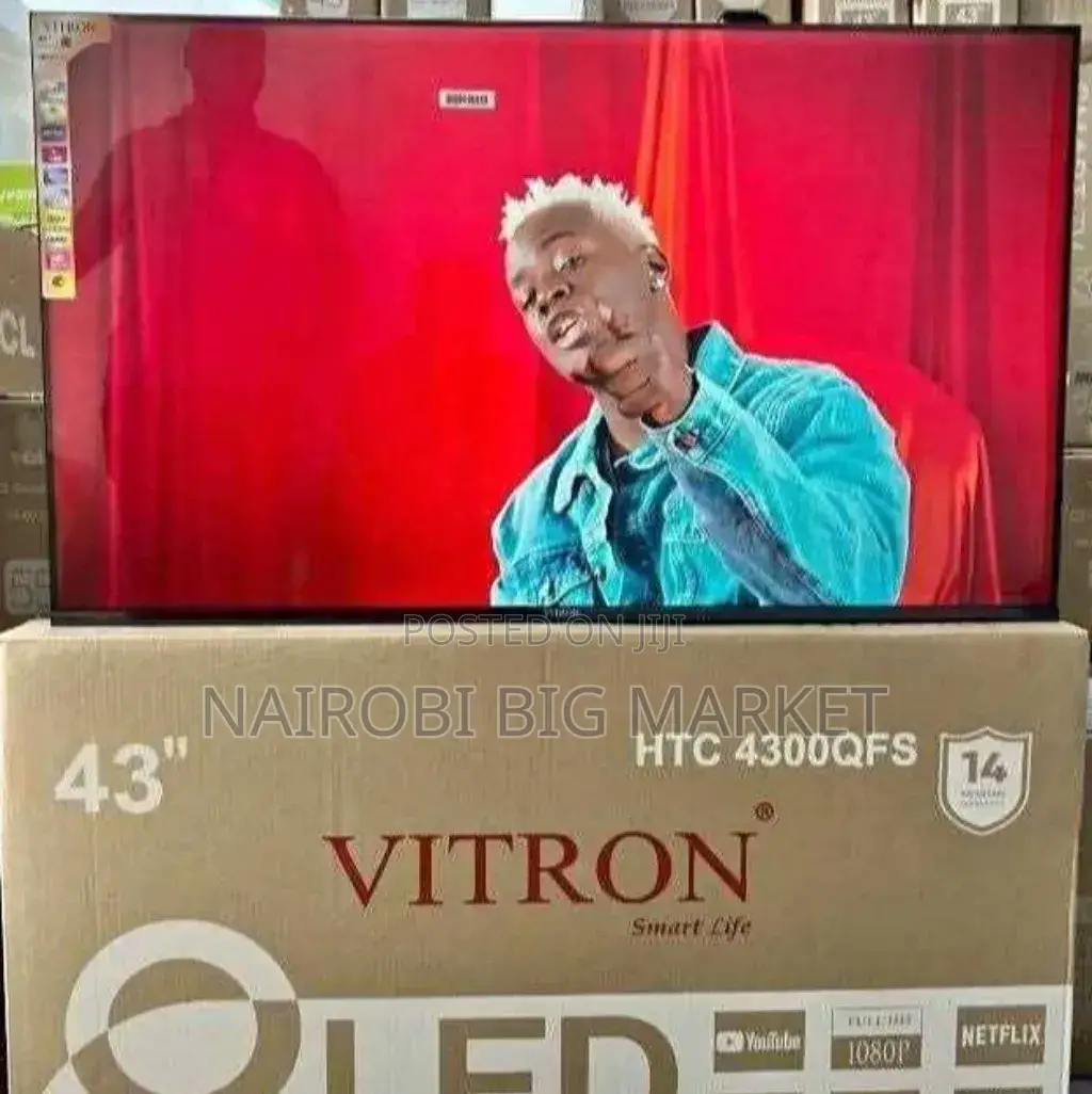 Frameless Qled 43inch Qled TV Htc4300