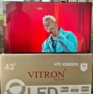 Frameless Qled 43inch Qled TV Htc4300