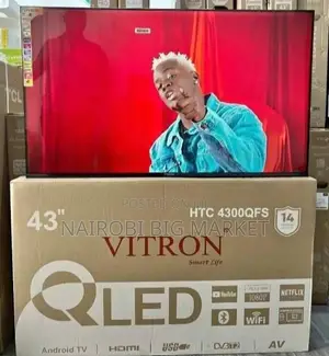 Frameless Qled 43inch Qled TV Htc4300