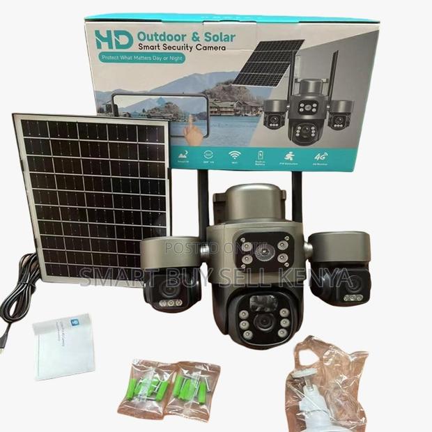 Motion Detection 4G PTZ Dual Triple Four Lens Solar Cameras Wholesale