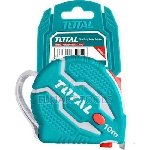 Total TMT126101 Steel Measuring tapeLength Width:10mx25mm
