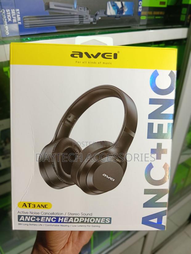 Awei AT3 ANC/ENC Wireless Headphone. - main view