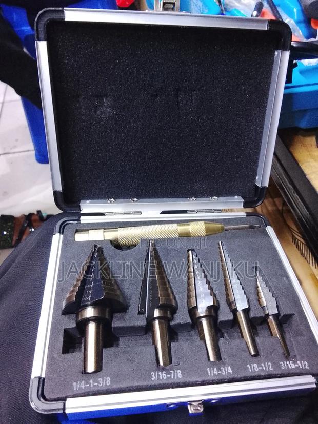 Highly Recommendable Step Drill Bits 5 Pieces/Durable Step Drill Bits - main view