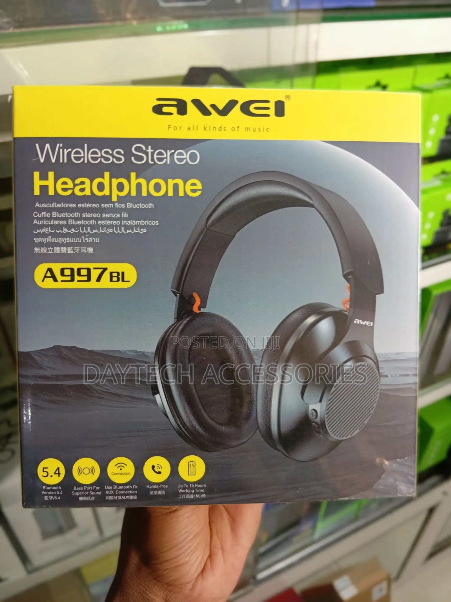 The Awei A997BL Wireless Stereo Headphone.