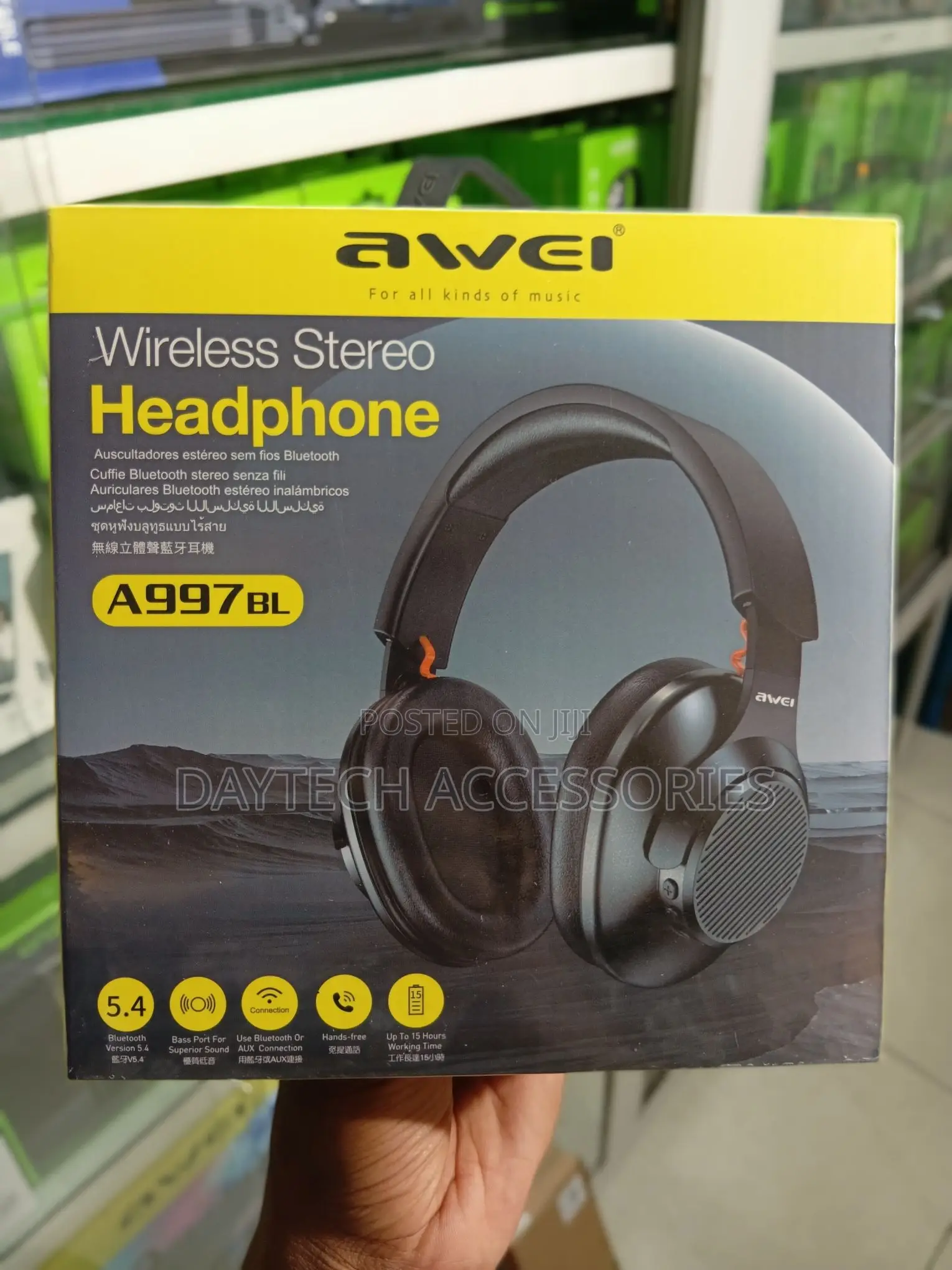 The Awei A997BL Wireless Stereo Headphone.
