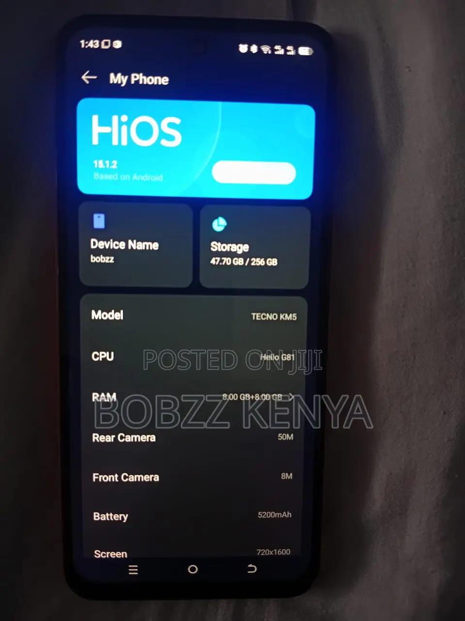 Tecno Spark 40 256 GB Orange