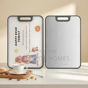 Stainless Steel + Plastic Cutting Board_b