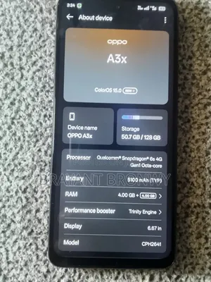 Oppo A3x 128 GB Purple