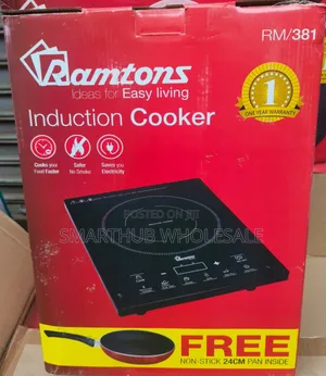 Ramtons Induction Cooker With Free Pan
