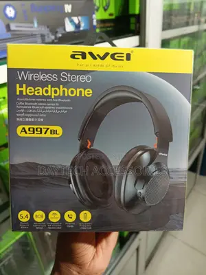 AWEI A997BL on-Ear Bluetooth Headphones - Black