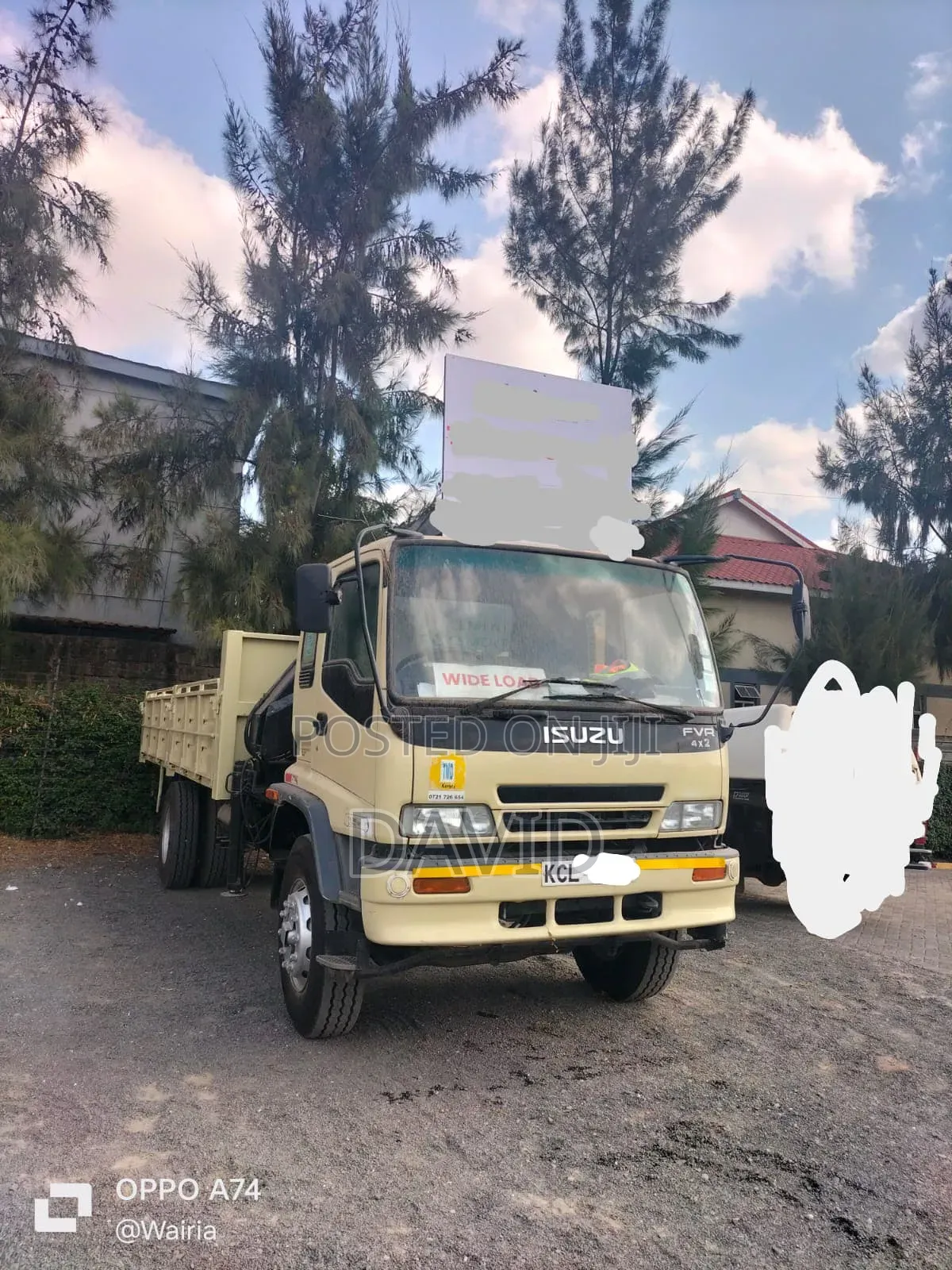 Isuzu FVR 4*2 With Crane