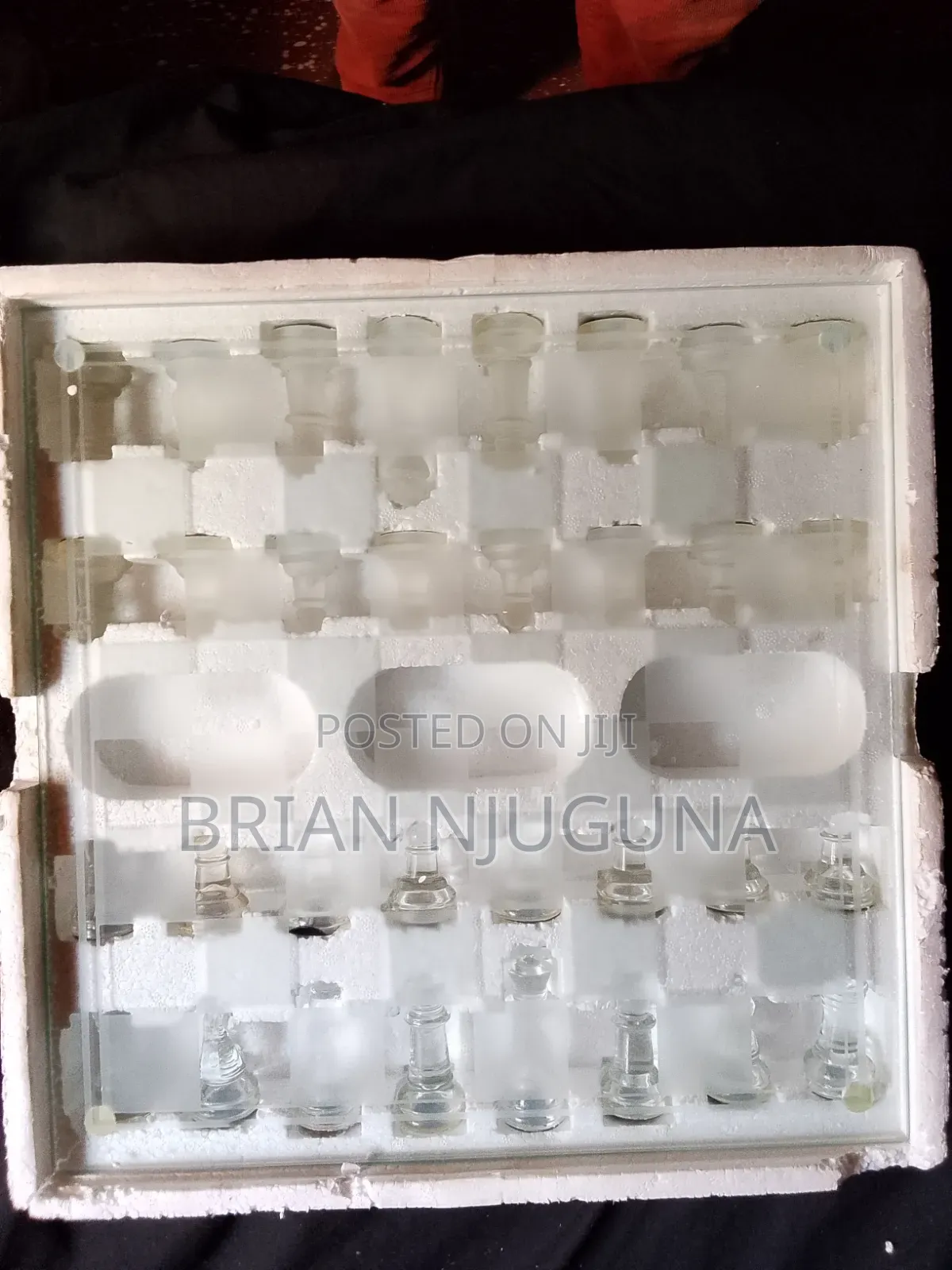 Elegant Glass Chess Set