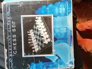 Elegant Glass Chess Set