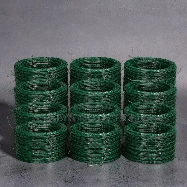 Green 100mm,200mm, 450mm 6m /8m/10m Length Barbed Razor Wire