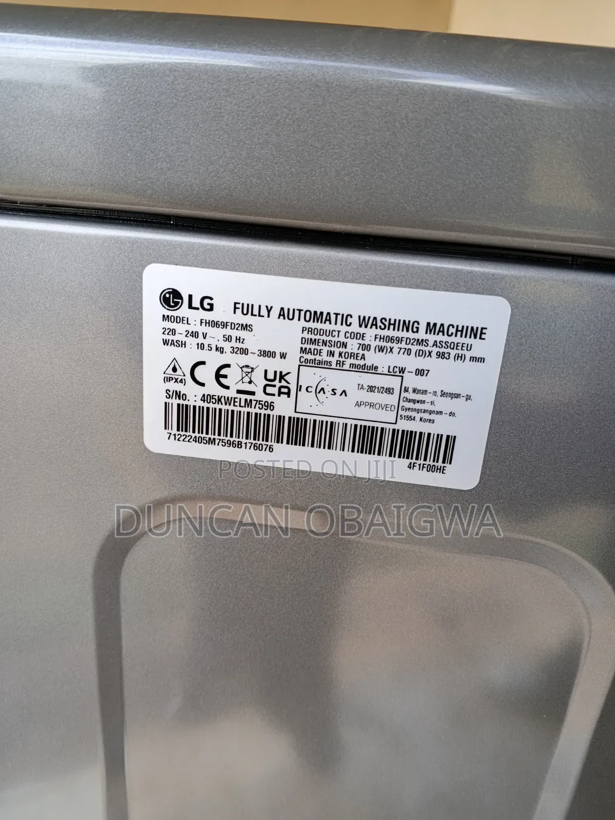 LG Washing Machine